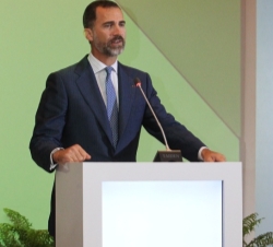 Don Felipe durante su intervención en el Encuentro Empresarial Iberoamericano